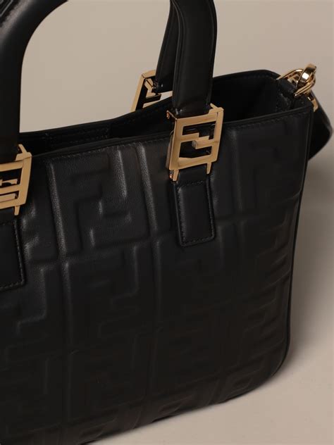 fendi bag large|fendi black tote bag.